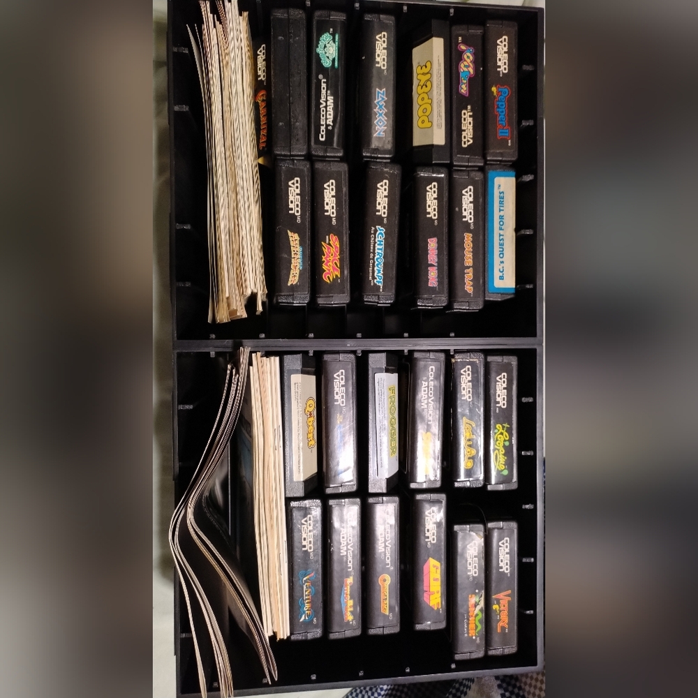 Vintage ColecoVision Games Collection Pamflets Included Donkey Kong Popeye More